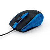 Mouse Optico Verbatim Vb99743 Alambrico Ergonomico Azul