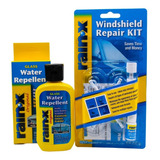 Trat. Antilluvia Original Y Kit Reparacion Parabrisas Rain X