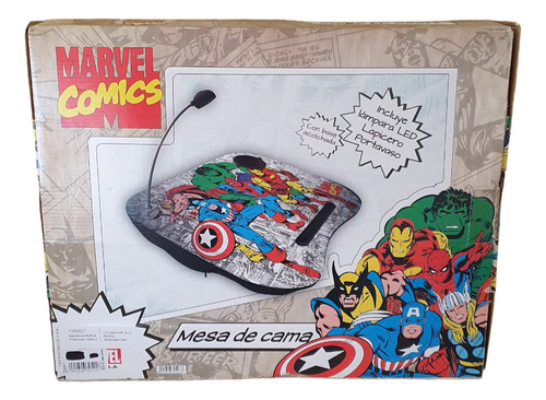 Mesa De Cama Para Notebook/dibujo/lectura/desayunador Marvel