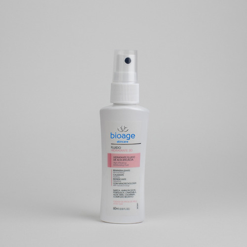 Fluido Hidratante 3d Refrescante Nanotecnologia- 60ml Bioage