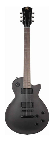 Guitarra Elétrica Les Paul Preta Fosca Sx Ee3s Series Ee3