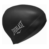 Gorra Natacion Pelo Largo Silicon Everlast Color Negro