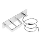 E Sliver - Soporte Para Secador De Pelo De Pared (metal, E