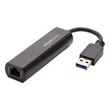 Adaptador Ethernet Usb 3.0 Gigabit, Negro