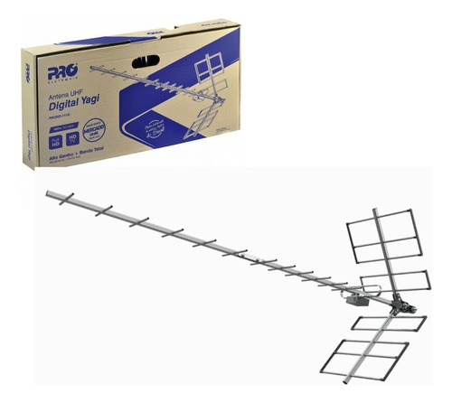 Antena Local Externa Uhf/digital/vhf 38 Elem Yagi + Brinde