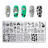 Placa Metálica Stamping Nail Art - Totoro