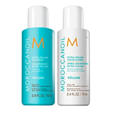 Moroccanoil Shampoo + Acondicionador Volume Travel 70 Ml