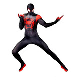 Spiderman Miles Morales Traje De Cosplay Medias Adultos Niño