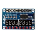 Arduino: Tecldo 8x1 Y Display 7 Segmentos 8-dig Con Tm1638