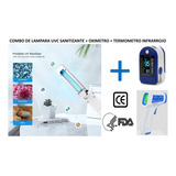 Lampara Portatil Uv Sanitizante +termometro Infrarrojo + Oxi