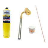 Kit Pico De Soldar Garrafa Mapp + Varilla + Fundente Repjul