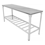 Bancada Mesa Inox Industrial Esterilizada 190x55 Innal