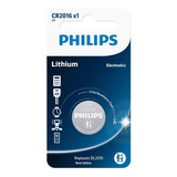 Pila Bateria Lithium Cr 2016 X 1 Unidad Philips 3v Caseros