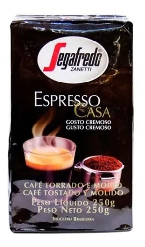 Café Molido Segafredo Espresso Casa Tostado - Origen Italia