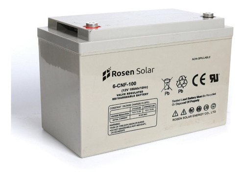 Batería Ciclo Profundo Rosen Solar, Gel 12v 100ah, Oferta !!