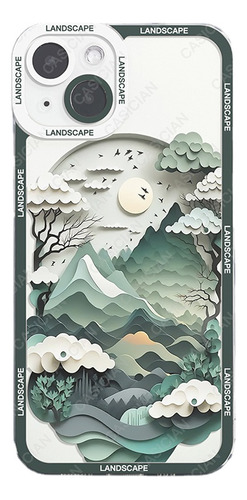 Funda De Teléfono Landscape Aesthetic Para iPhone 15, 14, 13