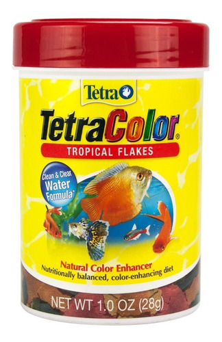 Alimento Peces Tetracolor Tropical Flakes 28 Gr 1.0 Oz