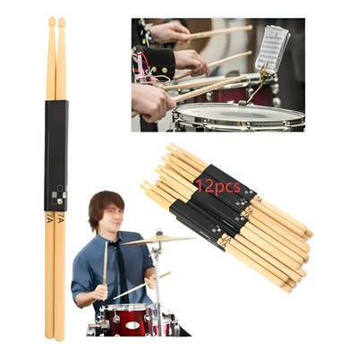 12 Pares Baquetas Batería 5a\u002F7a Accesorios Para Instrumentos 7a | Envío gratis