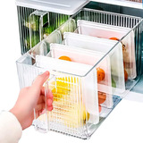 Recipientes Para Refrigerador 5 Piezas Transparentes Ligero
