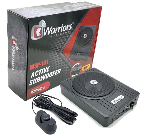 Bajo Pre Amplificado 10 Pulgadas Warriors Wsp-101, 1500watts