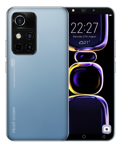 Teléfonos Inteligentes Android Baratos Note12 Pro Azul 5.0 E