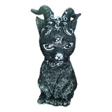Adorno Figura Estatua Gato Negro Satánico Bruja Wicca