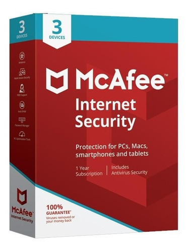Mcafee Internet Security  1 Pc 1 Ano Envio Imediato