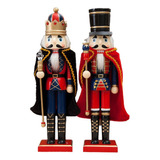 2pcs Soldado Cascanueces Decoraciones Navideñas Para El Hoga