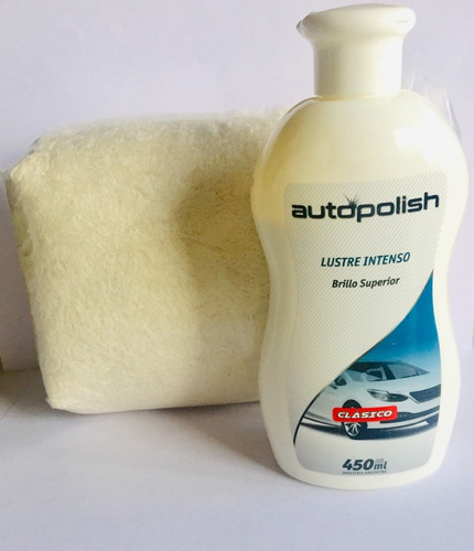 Kit Pulido Autopolish Clásico Colorín 450 Ml + Estopa Lustre