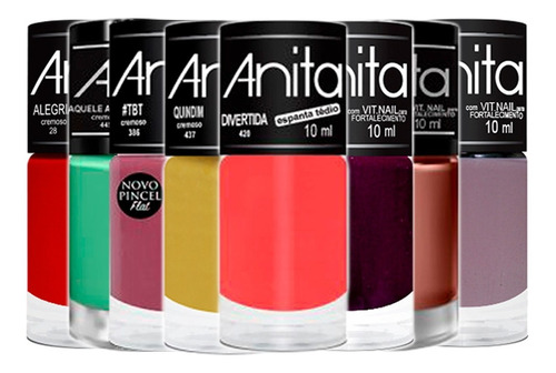 Kit 20 Esmaltes Anita Manicure Profissional Atacado -escolha