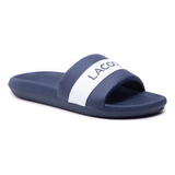 Sandalias Lacoste Croco Slide Blancas Logo Hombre Og