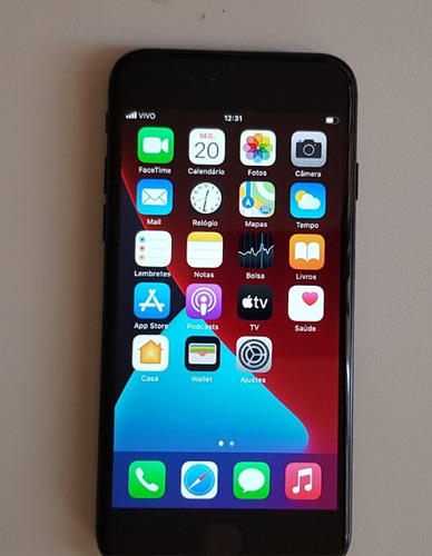  iPhone 7 256 Gb Preto-brilhante Novíssimo Pouco Uso