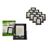 10 Piezas Reflector Led Luminaria 20w/200w Uso Exterior Ip65