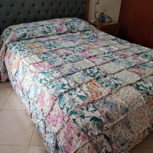 Tendido Para Cama Queen O King Size En Patchwork