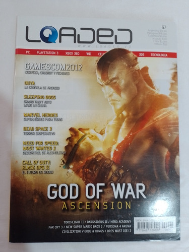 Revista Loaded 97 Ouya Sleeping Dogs Marvel Heroes Call Of D