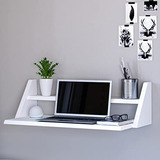 Escritorio Flotante Reversible Fytz Design, Blanco Con Estan