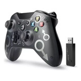 Controle Para Xbox One Séries Pc Ps3 Wireless Joystick Cor Preto