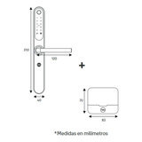 Kit Cerradura Eléctrica Yale Ysd100 5085 Puerta Madera N