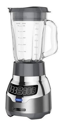 Licuadora Black+decker Powercrush Bl1300dg 1.5 L Gris Con Vaso De Vidrio 120v - Incluye 1 Accesorios