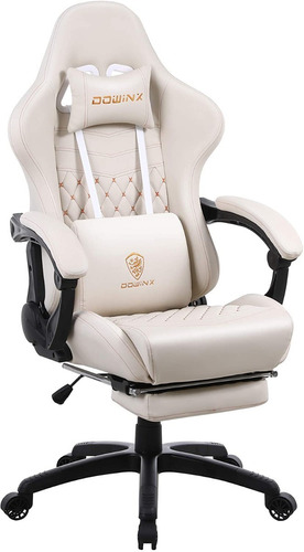 Silla Gamer Escritorio Gaming Dowinx Ergonómica Blanca