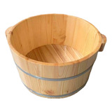 Bañera De Madera Maciza Para Pies, Lavabo De Madera Para