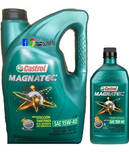 Aceite Castrol Magnatec Tecnología Sintético  15w40 