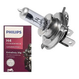 Lampara De Moto H4 35/35w 12v Philips P43t Extra Duty