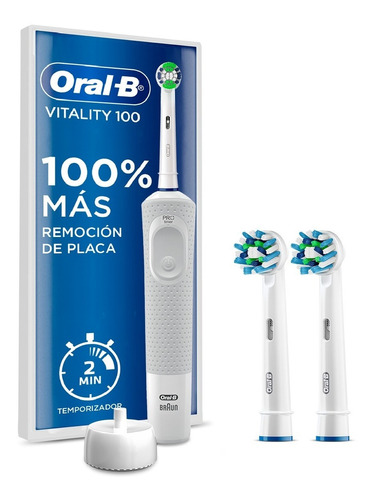 Cepillo Dientes Eléctrico Oral-b Vitality +2 Repuestos Cross