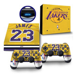 Skin Lebron James Lakers Adesivo Playstation 4 Pro Ps4 Pro