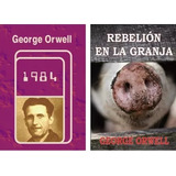 Lote X 2 Libros - Rebelion En La Granja + 1984 - Orwell#