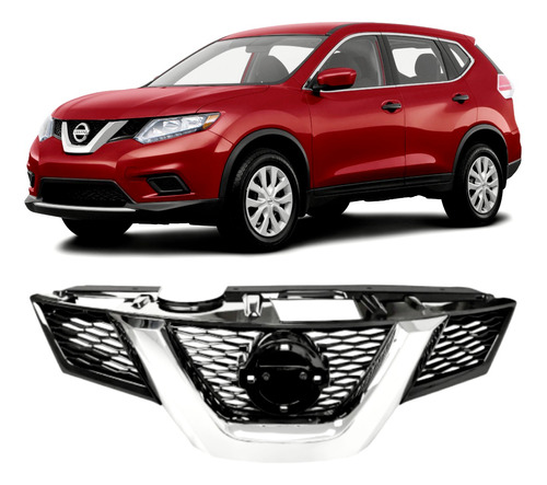 2014-2015-2016 Nissan Rogue X-trail Parrilla Coraza Cromada!