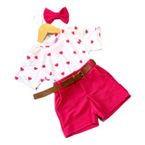  Conjuntinho Mini Diva Fashion Blusinha E Shorts Infantil