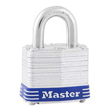 Candado Master Lock 3d Para Exteriores Con Llave, 1 Paquete