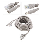 Fuente De Alimentación Cc Rj45 Cable Ethernet Cctv (15m)